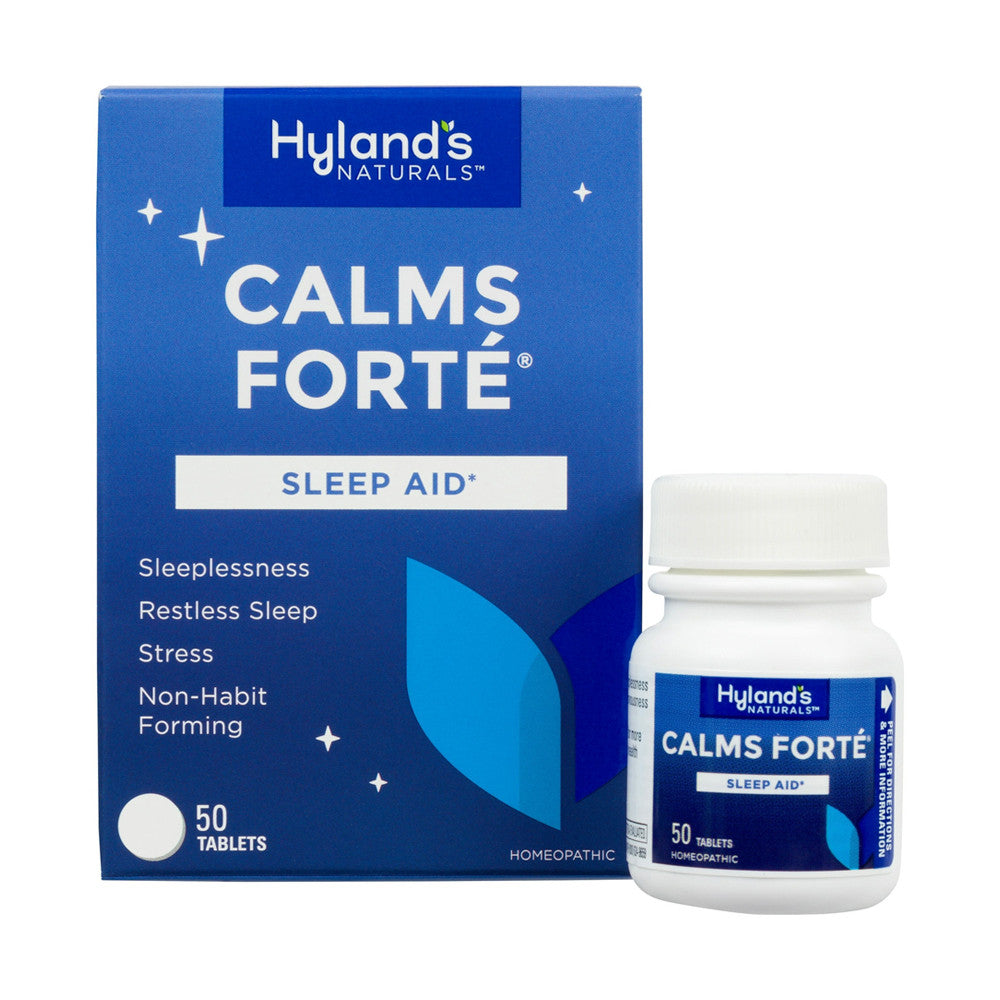 Hylands Calms Forte Sleep Aid Relieves Stress Tablet, 50 Ea